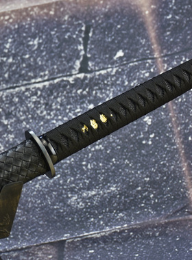 龙泉市刀剑手工锻打宝剑摆件高锰钢一体唐横刀素装长剑兵器未开刃