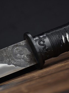 龙泉市刀剑一体素装唐横直刀防身硬剑工艺品宝剑冷兵器收藏未开刃