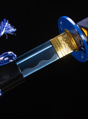 龙泉市刀剑手工锻打一体高锰钢日式刀防身宝剑冷兵器工艺品未开刃