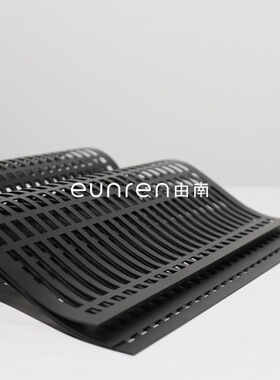 新中式简约镂空艺术金属书卷摆件样板房间售楼部家居桌面软装饰品