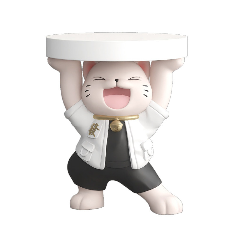 奶油风大型猫咪客厅落地存钱罐摆件大容量装饰沙发边几乔迁礼物,淘宝优惠券,粉丝福利购,淘宝优惠卷