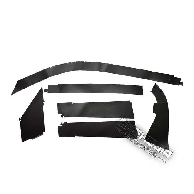 Suitable for Leapao T03 new energy electric vehicle, left and right door decorative films, door frame black films, stickers