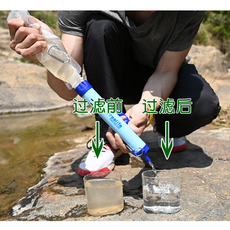 Оборудование для очистки воды 野外探险滤水吸管末日应急生命装备户外净化过滤器便捷直饮净水器