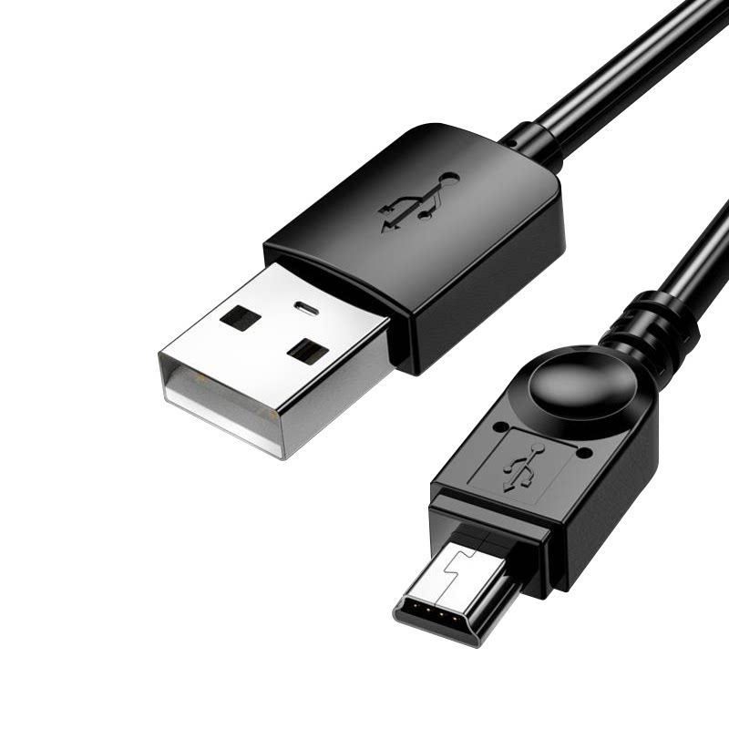 mini usb数据线t型口mp3/mp4线适用于三星移动硬盘数据线相机行车记录