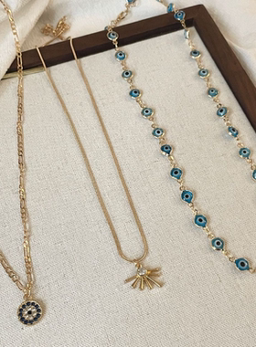 Vintage古着 Let go of the devil's eye项链