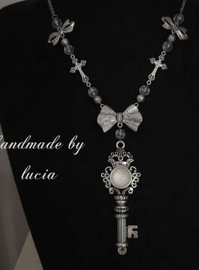 【梵空圣境】原创手作lolita钥匙项链洛丽塔复古甜美长项链小物