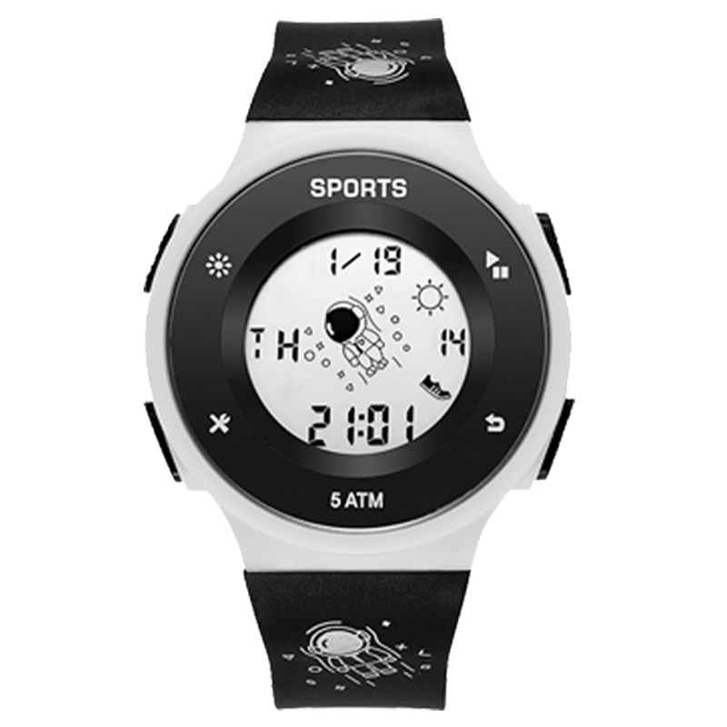 电子手表女黑科技初高中学生太空人 mhw国产腕表