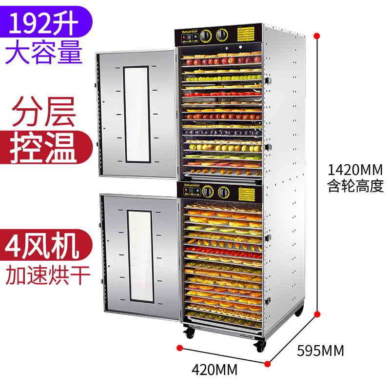 Septree水果烘干机商用腊肠肉鱼药材牛肉蔬菜干果风干机食品大型-图1