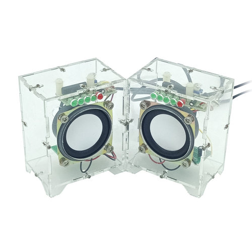 小功放音响制作diy套件 迷你音箱 电脑音箱教学电子焊接组装散件 - 图3