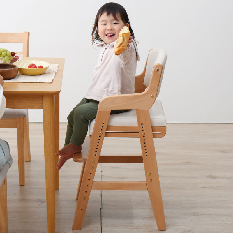 gen儿童学习椅成长椅实木座椅家用中小学生椅子可升降大宝宝餐椅