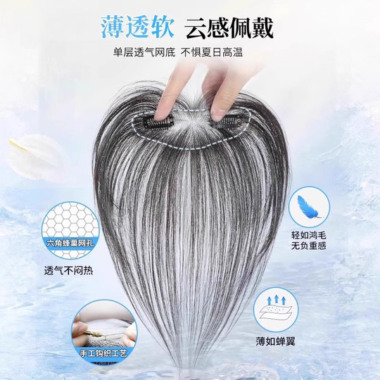 Save your hairline, easy to wear for newbies to look natural