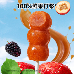 窝小芽鸡内金山楂棒棒糖无添加糖葫芦