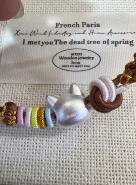 足银999精品配件纯银坏笑猫调皮猫咪手工生日礼物情人送闺蜜对象