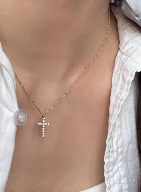 十字架项链项链女款轻奢高级感
