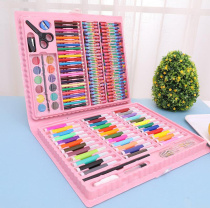 Japan Purchase of Origin Direct six section Gift children Painting suit I150 paintbrush watercolor pen crayons