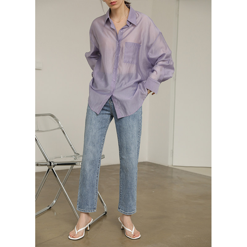 itfi设计感小众2020新款夏季衬衫 itfi衬衫