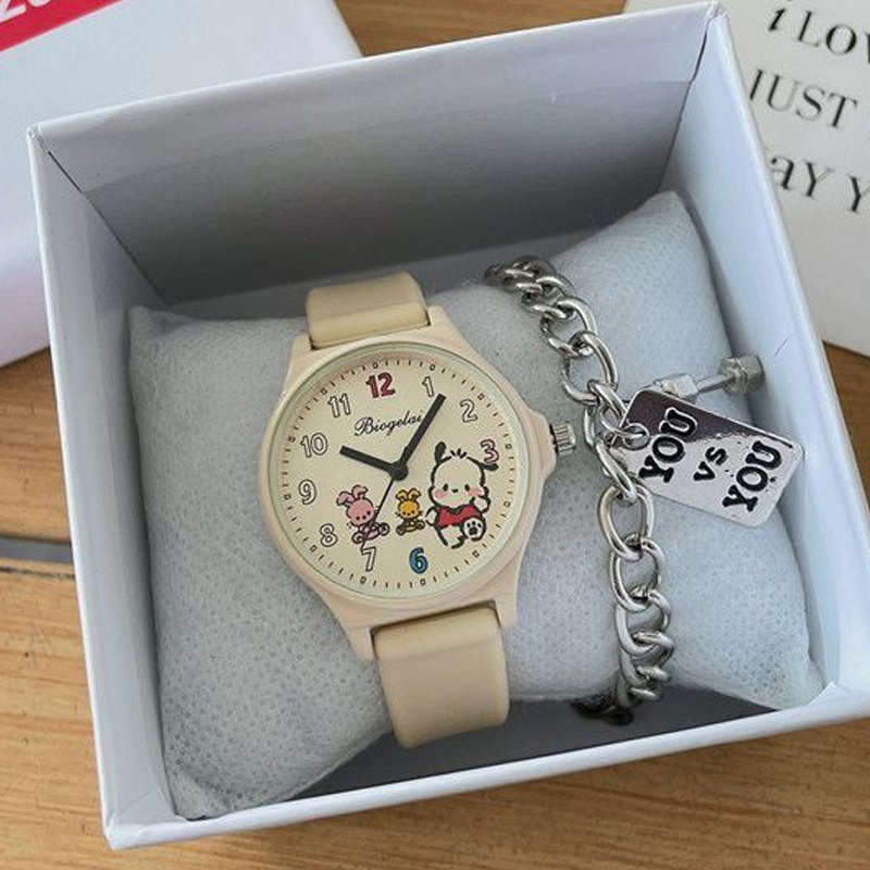 帕恰狗儿童手表女孩初高中学生初中生女生防水可爱kt猫卡通电子表,淘宝优惠券,粉丝福利购,淘宝优惠卷
