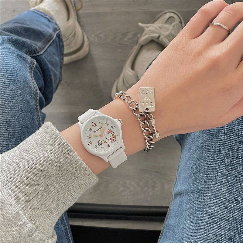 帕恰狗儿童手表女孩初高中学生初中生女生防水可爱kt猫卡通电子表,淘宝优惠券,粉丝福利购,淘宝优惠卷