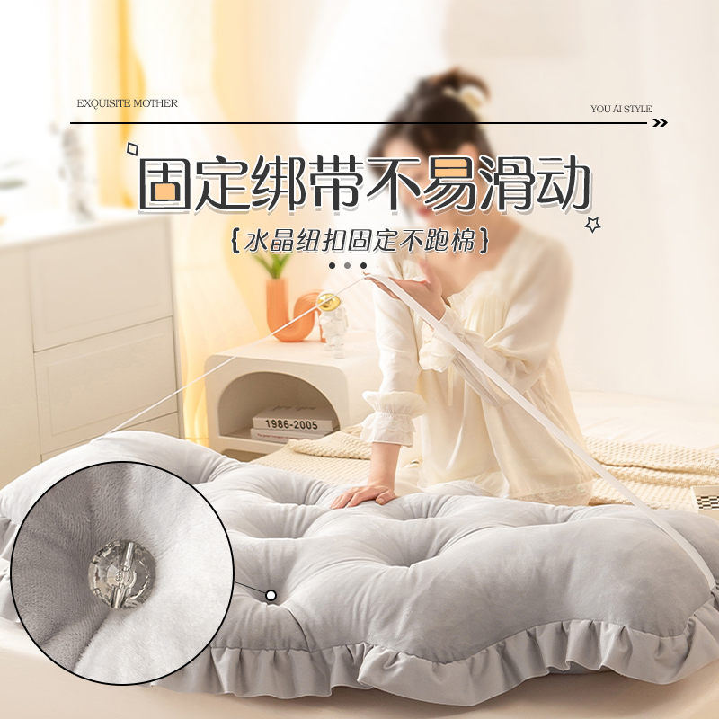 公主卧室床头靠垫遮丑护腰靠枕床上靠背神器加高榻榻米防撞软包 - 图2