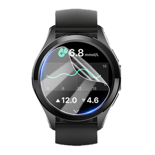 适用舒糖戴乐行D2手表贴膜Dynasyn健康测糖腕表D2plus保护膜高清防爆抗蓝光WatchD1防窥水凝膜防刮防指纹软膜 - 图3