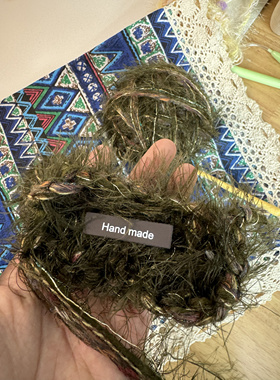 KK毛线屋 手混线特色线 棒针钩针编织粗毛线手工编织diy包包