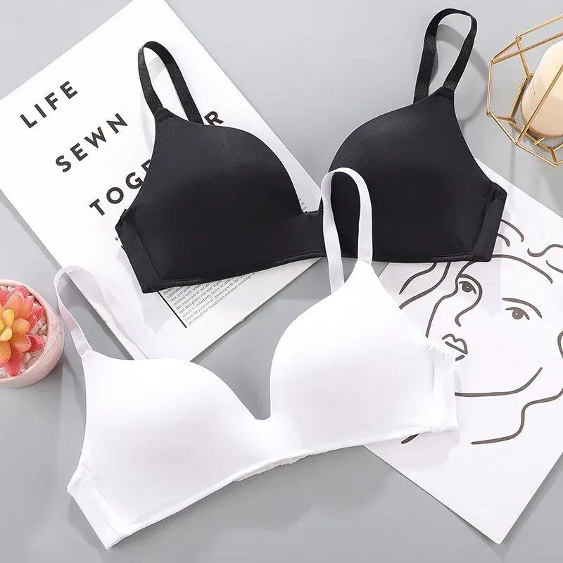 Women Seamless Bra Sexy No Wire Push Up Underwear Girls Stud - 图1