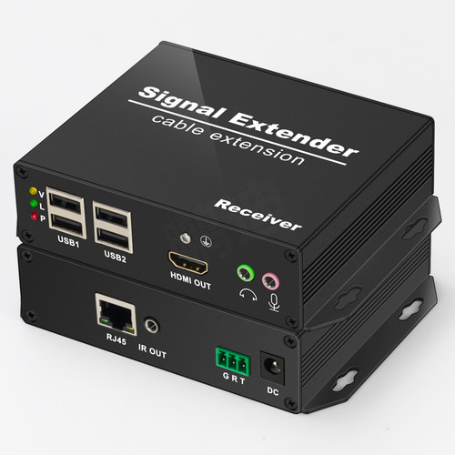 鹏迪 HDMI网线延长器hdmi网络延长器支持USB2.0 KVM单网线延伸器4k高清125米传输支持鼠标键盘U盘打印机监控 - 图2