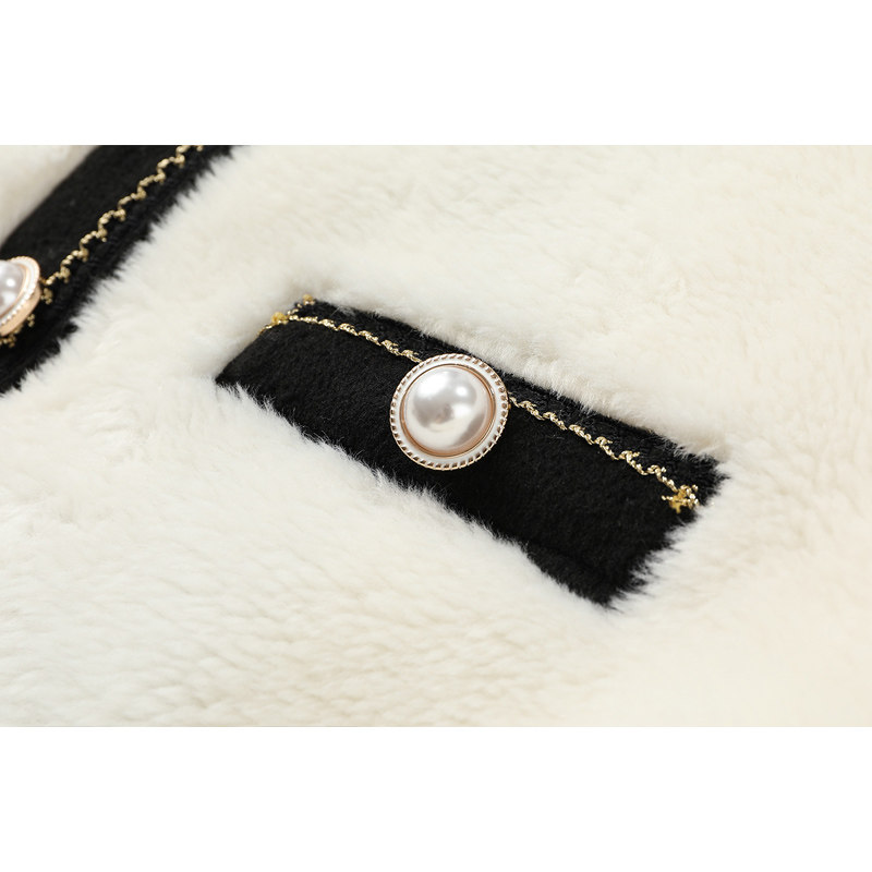 柊司芷仿羊羔毛2021年秋冬季短外套 柊司芷短外套