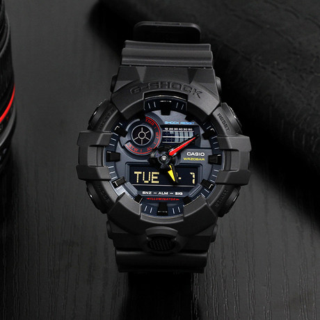 Casio Men S Watch G Shock Tokyo Street Neon Fashion Trend Waterproof Watch Ga 700bmc 1a
