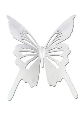 户外不锈钢雕塑仿真蝴蝶摆件公园景观昆虫摆设金属花园动物装饰品