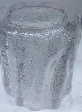 酒店前台透明树脂休闲吧台椅子摆件创意水晶玻璃艺术品凳子雕塑