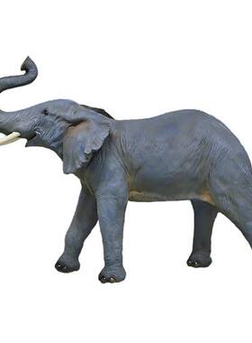 户外园林景观装饰售楼处大型动物模型玻璃钢仿真非洲大象雕塑摆件