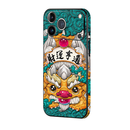 熊猫原创设计适用苹果18promax新款手机壳国潮iphone17pro外壳可爱防摔皮纹全彩16硅胶男款15promax中国风 - 图3