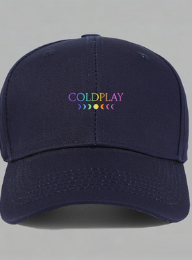 月相ColdPlay酷玩乐队moon美国摇滚音乐棒球帽子水洗鸭舌帽软顶