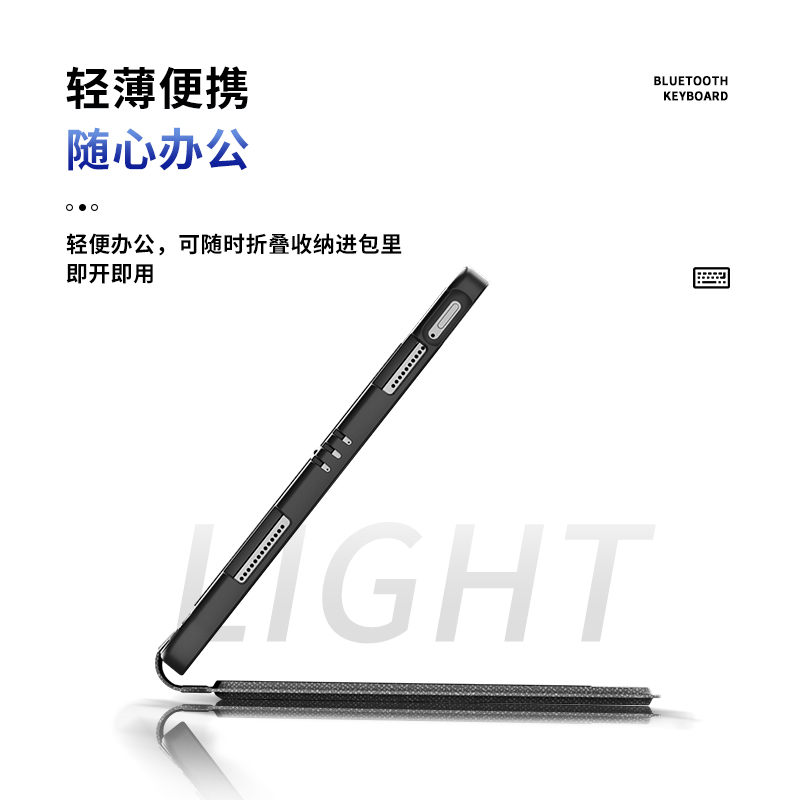 wiwu新款适用ipad键盘套9适用ipadpro11英寸2024妙控air4蓝牙键盘鼠标一体式平板保护壳12.9笔槽air5磁吸分离 - 图0