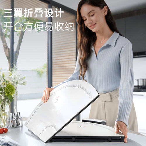 摩飞圆形折叠暖菜板保温板热菜板暖菜垫MR8306恒温控温多功能家用 - 图3