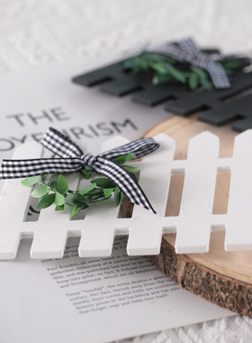 木质装饰栅栏拍照道具