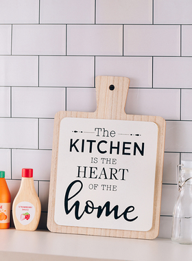 简约黑白美食砧板厨房拍照道具