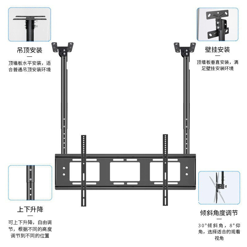Yizhigu TV hanger double pole reinforcement