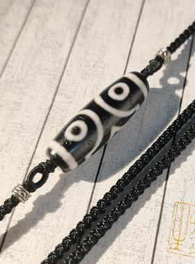 玛瑙天然玛瑙通用宝盖三眼天珠