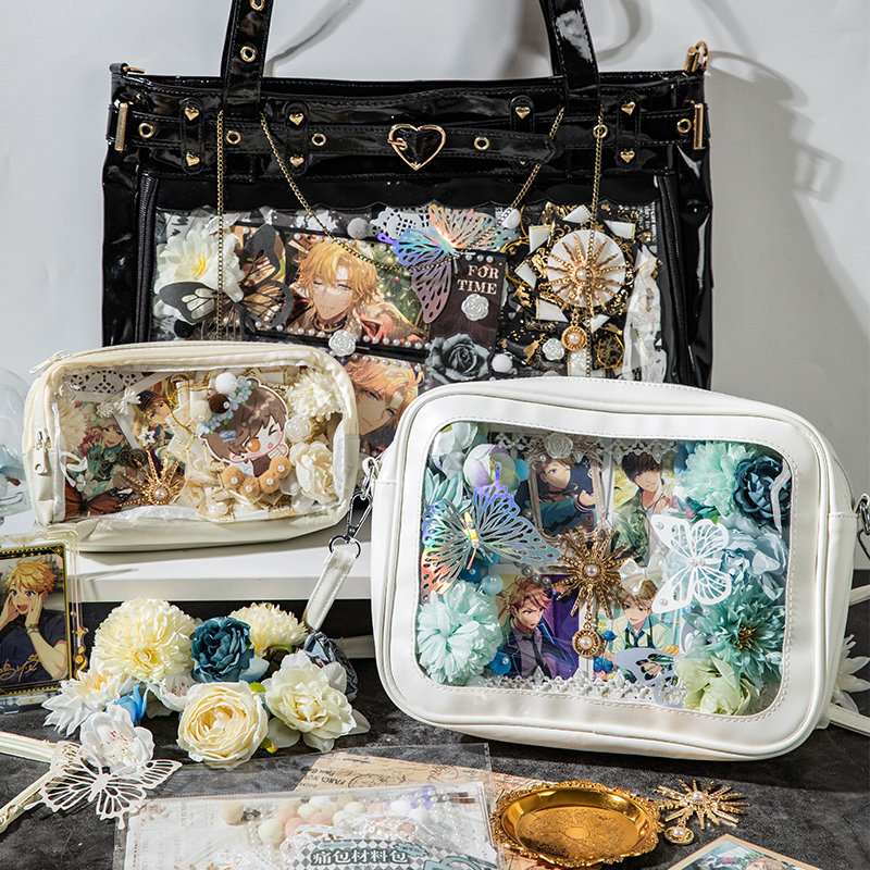 小食量痛包diy材料谷子扎痛包装饰物配件填充物徽章复古风背景纸,淘宝优惠券,粉丝福利购,淘宝优惠卷