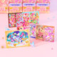 Pony Rourou Princess Landscaping Sticker Collage Card Collection Blind Box Peripheral Cards Quiet Book Girls Toys