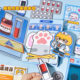 Fanfancat Little Doctor Quiet Book Gift Box Handmade DIY Cut-Free Three-dimensional Book Children’s Decompression Toy