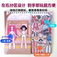 Kpop witch hunter group sticker book girl children puzzle makeup dress up coil sticker quiet book children's day gift