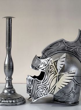 仿真铁艺罗马士兵头盔模型摆件