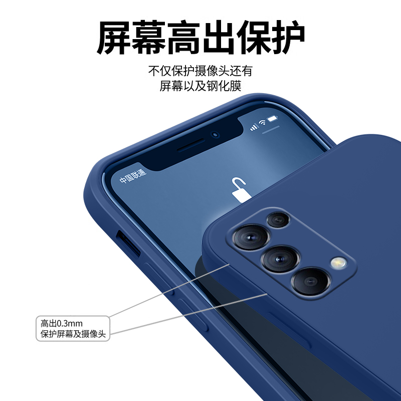 PDSM00手机壳PDST00套OPPOPDSM新款PDSMOO外壳OPPOPDSMOO曲屏OPPOPDST曲面屏Reno全包防摔oppoReno5Pro5G男女 - 图2