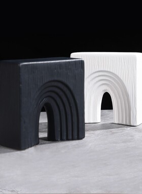 创意轻奢抽象几陶瓷样板间工艺品