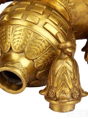 葫芦黄铜件八仙开盖中式