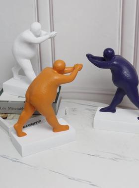 现代简约创意平衡人物