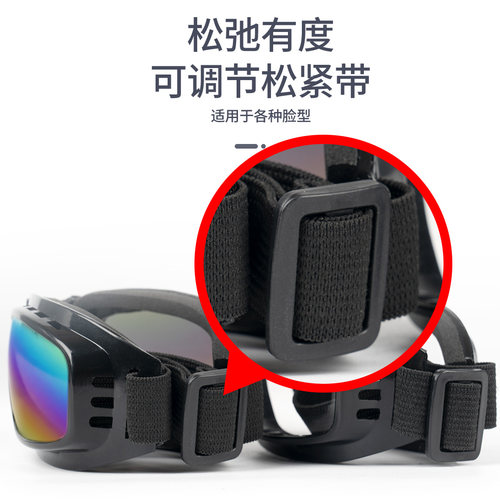 护目镜防尘防雾透气挡灰眼镜防护风镜男防灰尘工业粉尘劳保防飞溅 - 图0